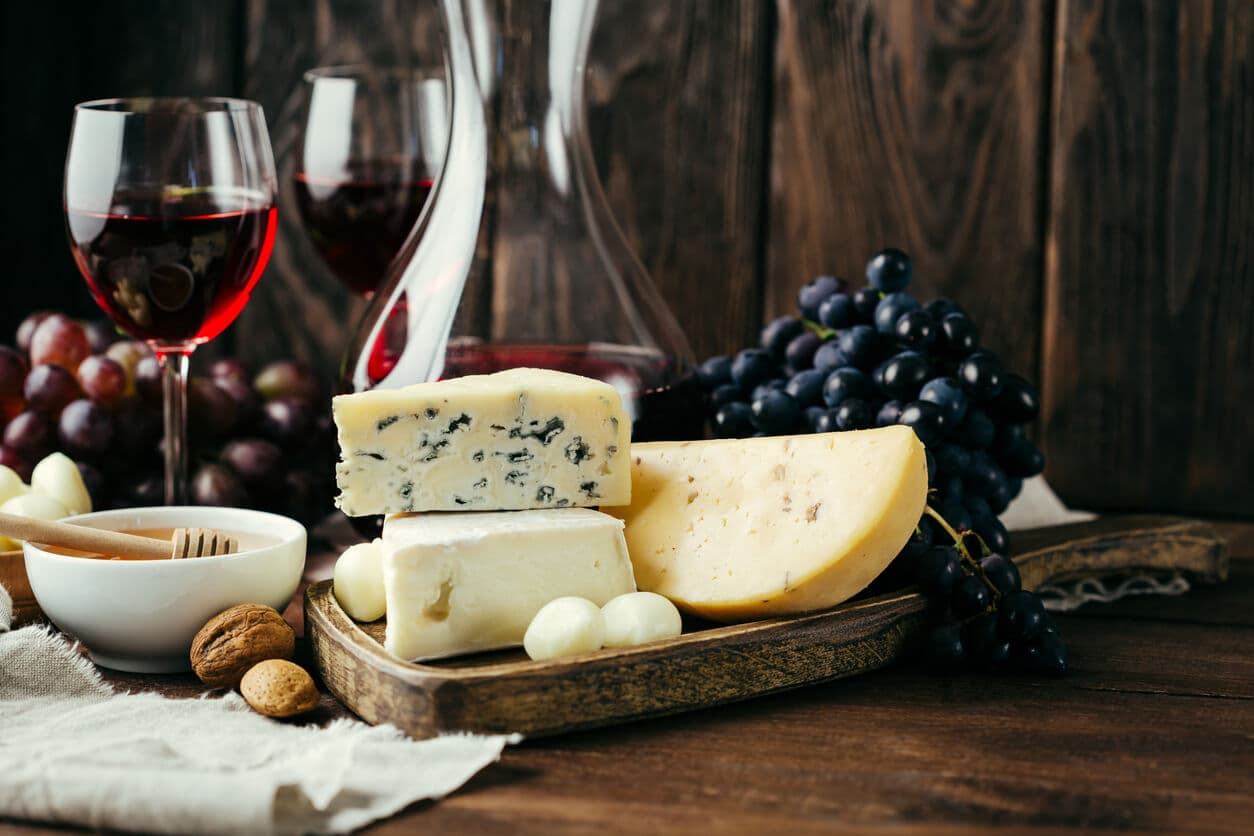 Wein zu Käse