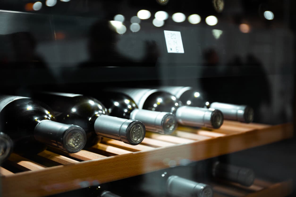 Weinlagerung im Kühlschrank
